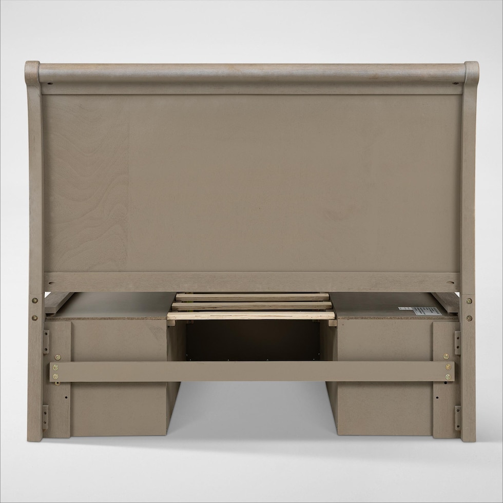 hanover youth bedroom light brown full bed   