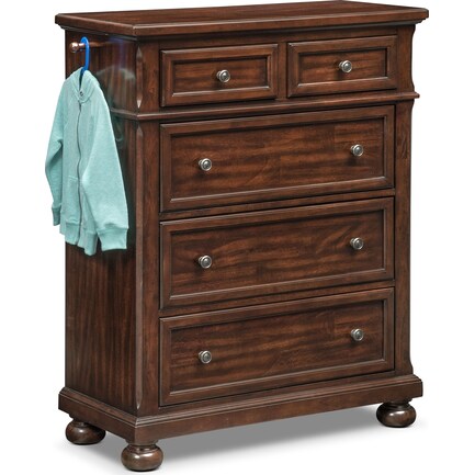 Hanover Youth Chest with Hangers - Cherry