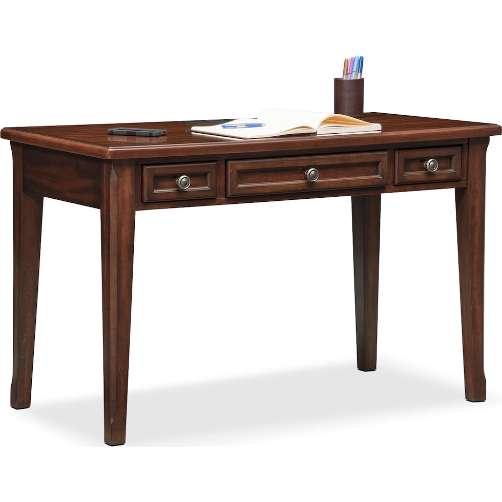 hanover youth cherry bookcase dark brown desk   