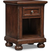 hanover youth cherry bookcase dark brown nightstand   