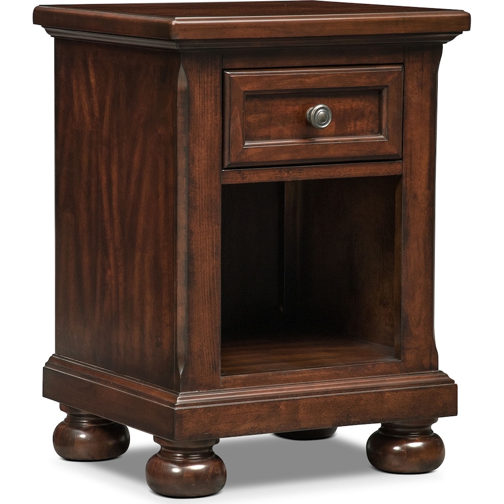 hanover youth cherry bookcase dark brown nightstand   