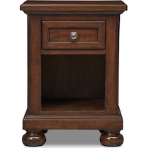 hanover youth cherry bookcase dark brown nightstand   