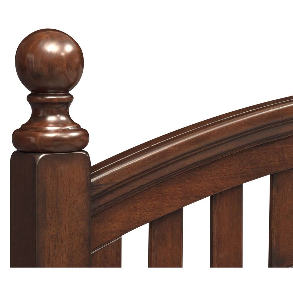 Hanover Youth Full Poster Bed Cherry American Signature Furniture