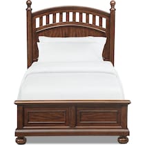 hanover youth cherry dark brown full bed   