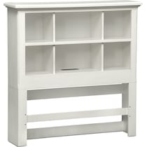 hanover youth white bookcase white  pc full bedroom   