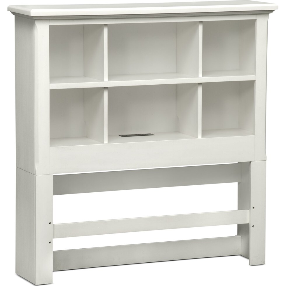 hanover youth white bookcase white  pc twin bedroom   