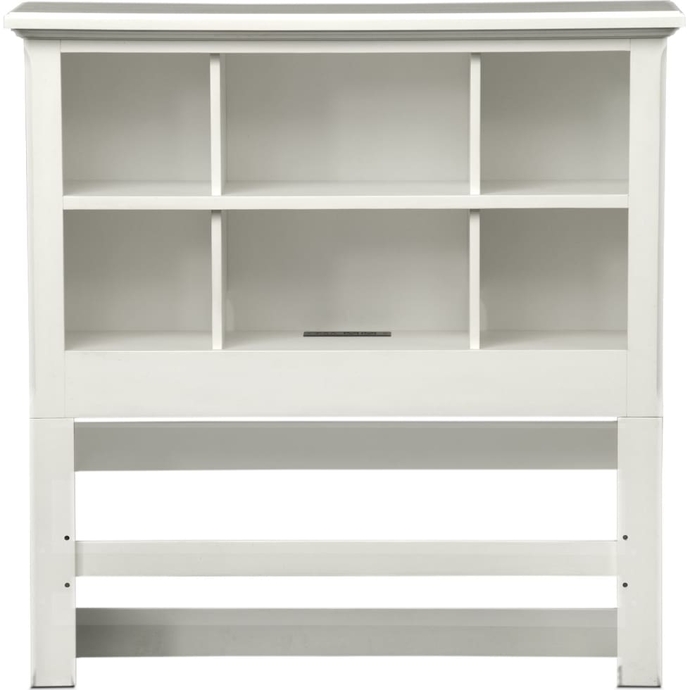 hanover youth white bookcase white  pc twin bedroom   
