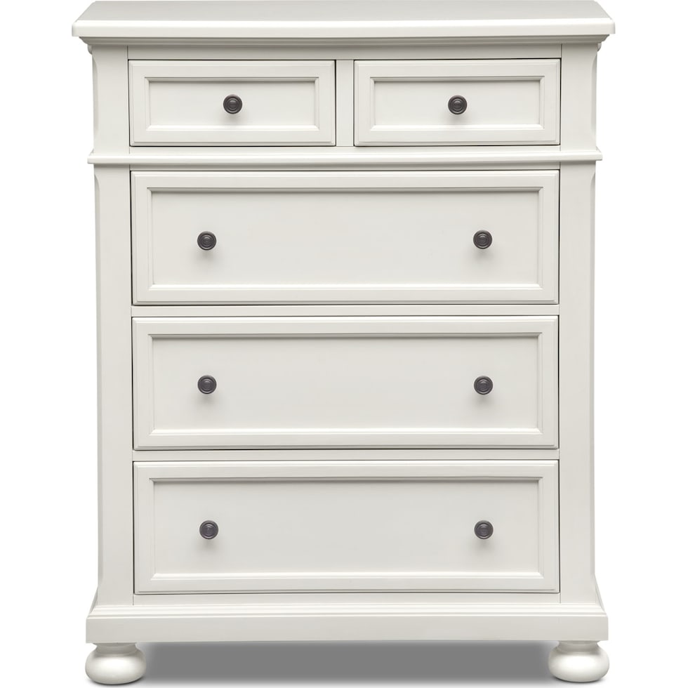 hanover youth white bookcase white chest   