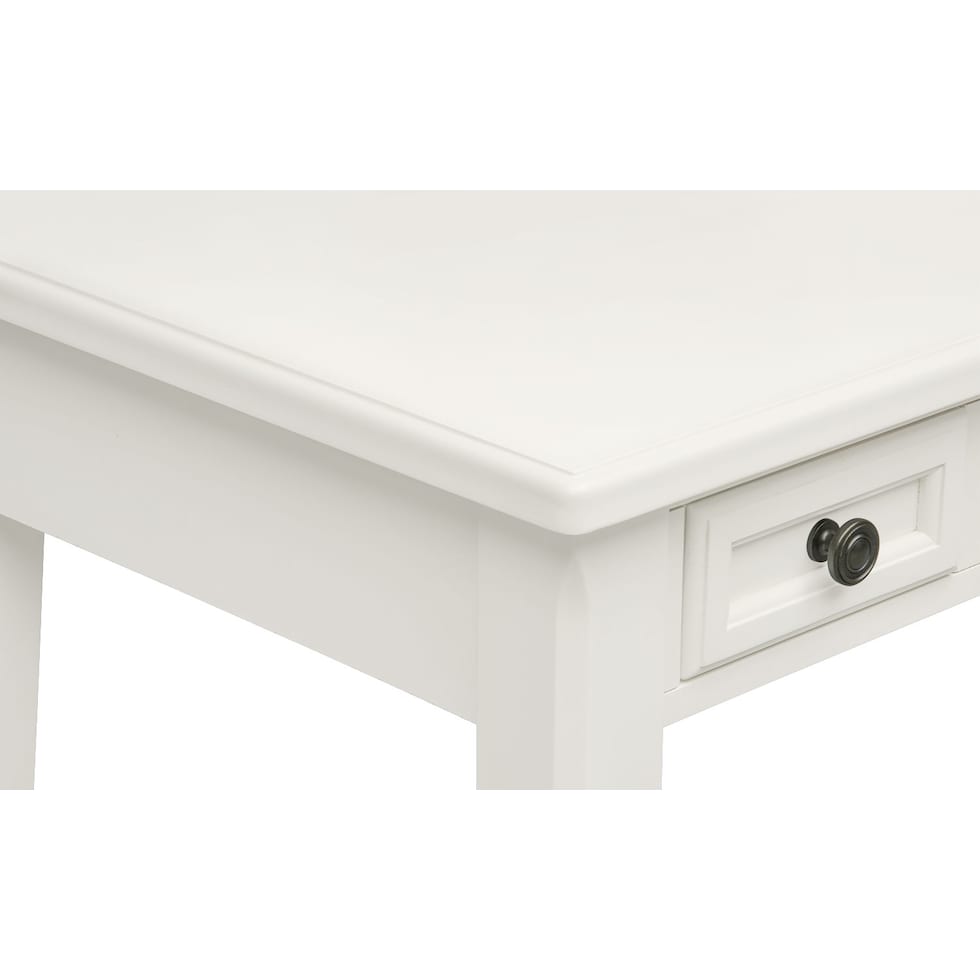 hanover youth white bookcase white desk   