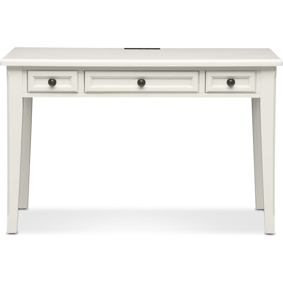 hanover youth white bookcase white desk   