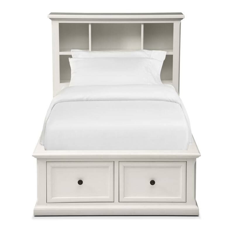 Hanover Youth Bookcase Storage Bed American Signature Furniture