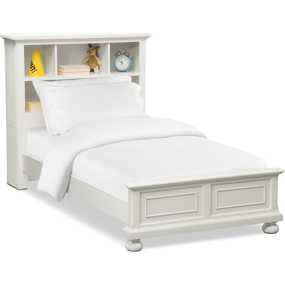 hanover youth white bookcase white full bookcase bed   