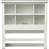 hanover youth white bookcase white twin bookcase bed   