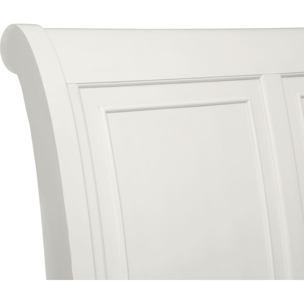 hanover youth white white full bed w storage   