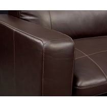 happy dark brown sectional   