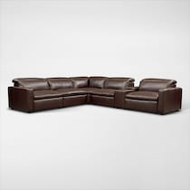 happy dark brown sofa   