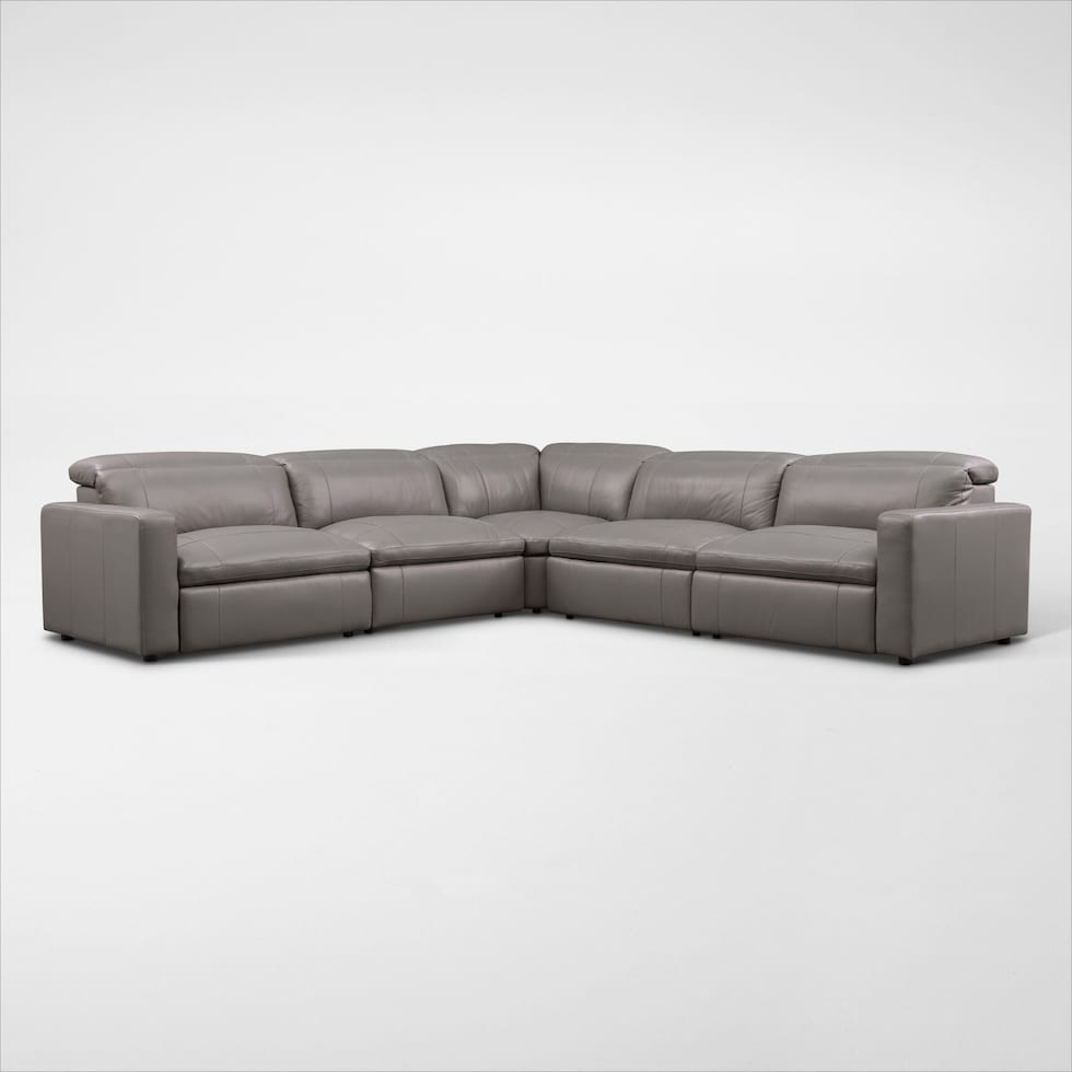 happy gray sofa   