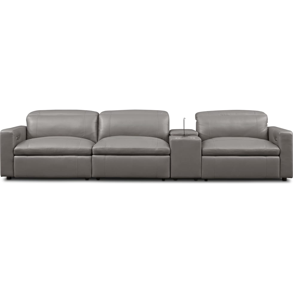 happy gray sofa   