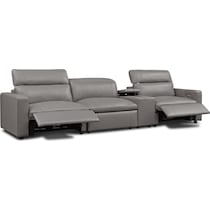 happy gray sofa   