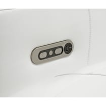 happy white  pc power reclining sectional   