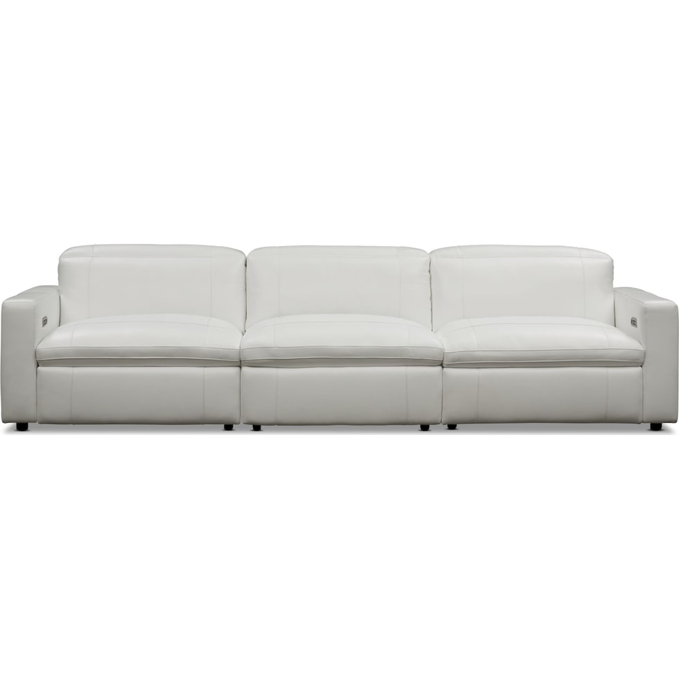 happy white sofa   