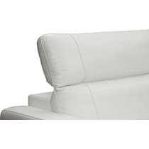 happy white sofa   