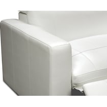 happy white sofa   