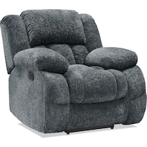 harbor park gray glider recliner   