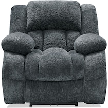 harbor park gray glider recliner   
