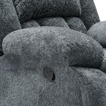 harbor park gray glider recliner   