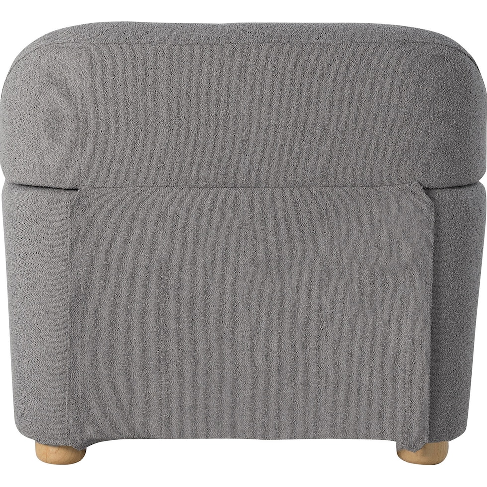 hargrove gray accent chair   