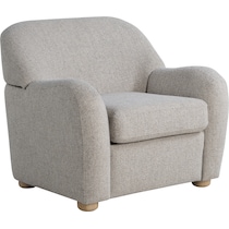 hargrove gray accent chair   