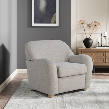 Hargrove Accent Chair - Light Gray