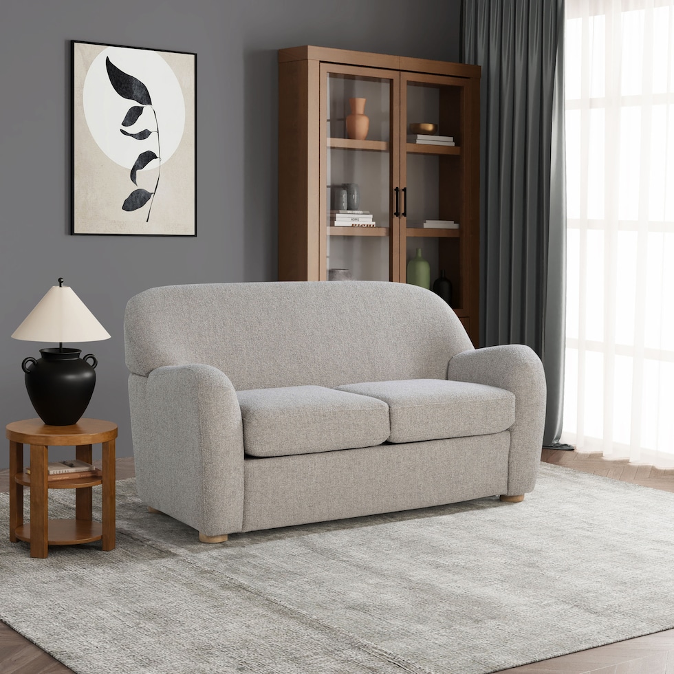 hargrove gray loveseat   