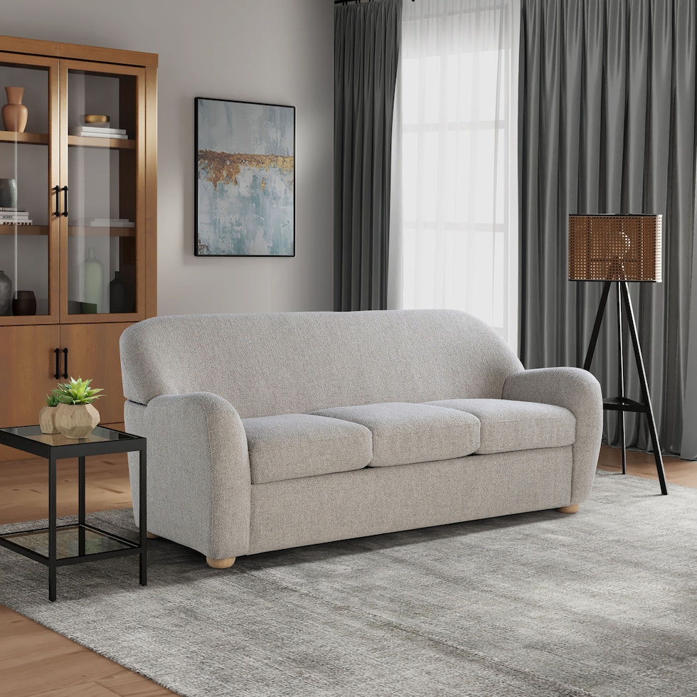 hargrove gray sofa   