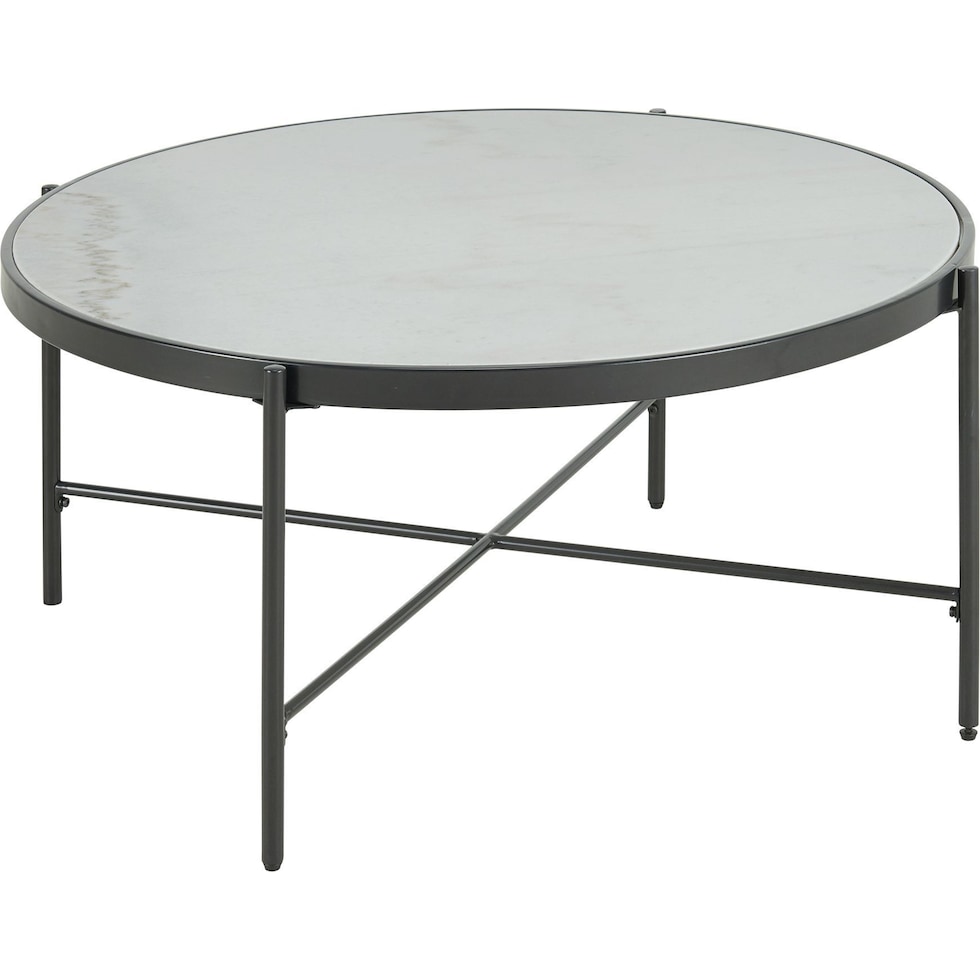 harik black coffee table   