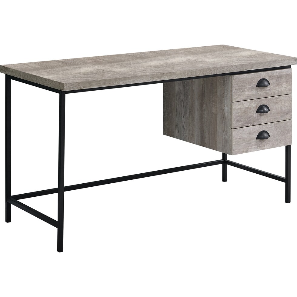 harley light brown desk   