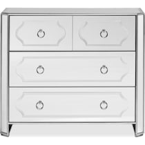 harlow mirrored accent chest   