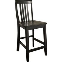 harlowe black  pack counter height stools   