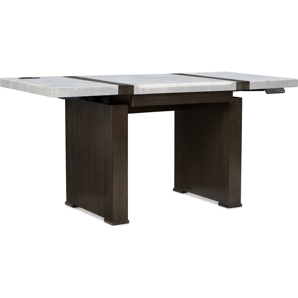 harper dark brown desk   