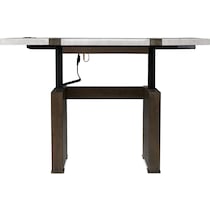 harper dark brown desk   