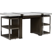 harper dark brown desk   