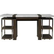 harper dark brown desk   