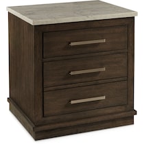 harper dark brown file cabinet   