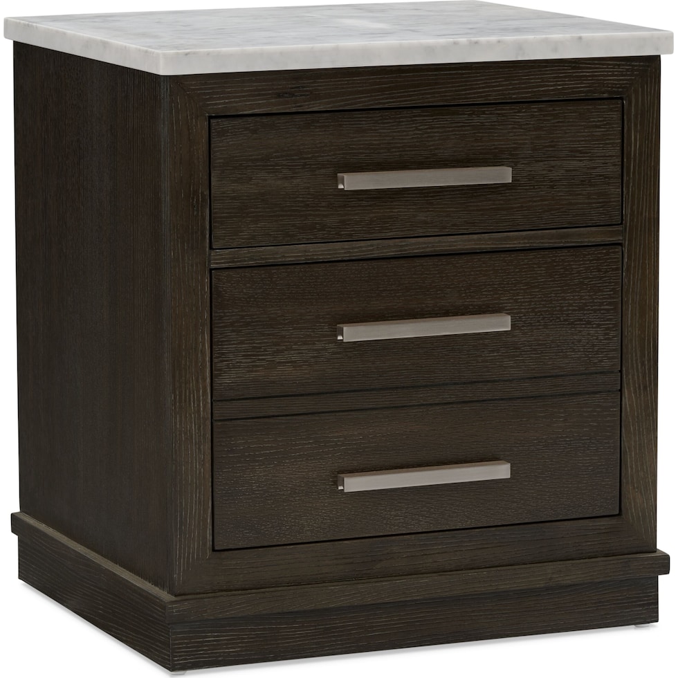 harper dark brown file cabinet   