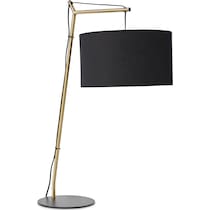 harris black table lamp   