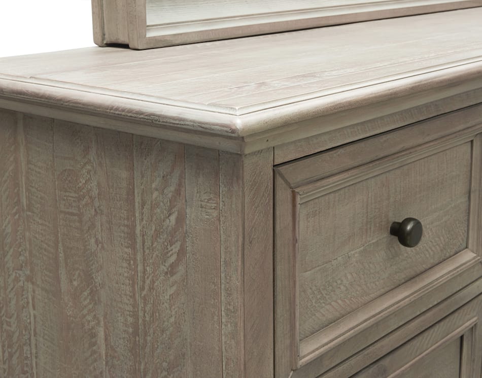 Harrison 6Piece Bedroom Set with Nightstand, Dresser and Mirror