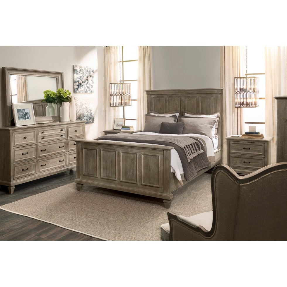 harrison gray dresser & mirror   
