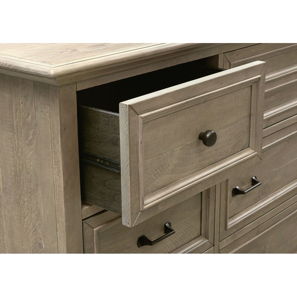 harrison gray dresser & mirror   