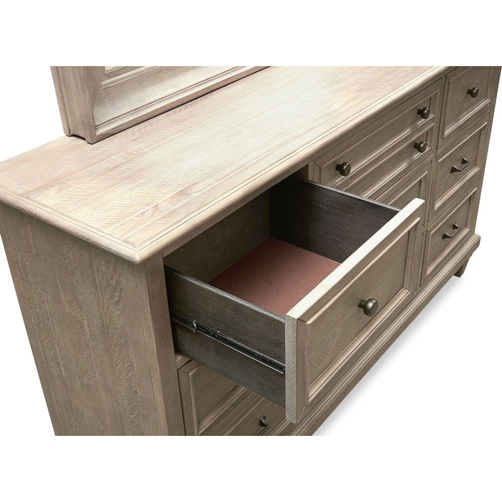 harrison gray dresser & mirror   